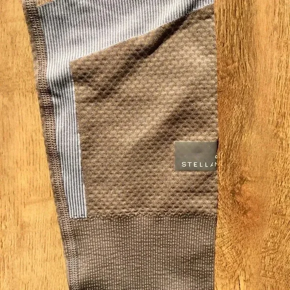 Adidas Stella McCartney Knit Colorblock Leggings XS - Picture 6 of 7